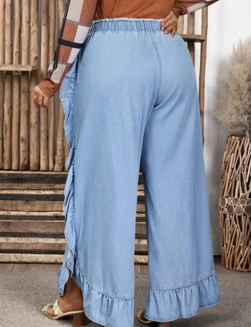 Jeans Shein Curve+, albastru
