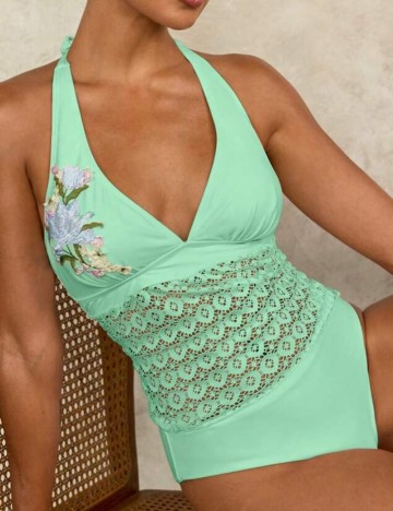 Costum de baie Shein, verde