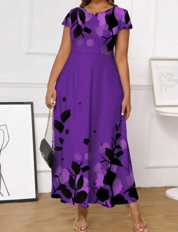 Rochie maxi Shein Curve+, mov