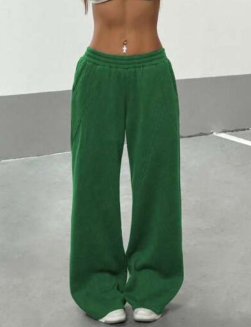 Pantaloni Shein, verde