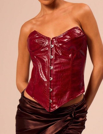 Top MUSERA by Shein, vișiniu