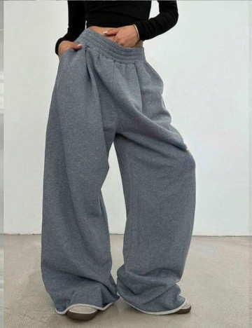 Pantaloni de trening Shein, gri