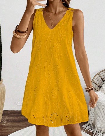 Rochie mini Shein, galben