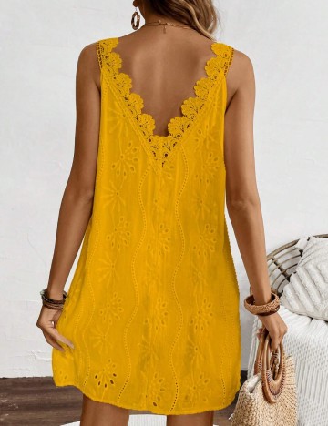 Rochie mini Shein, galben