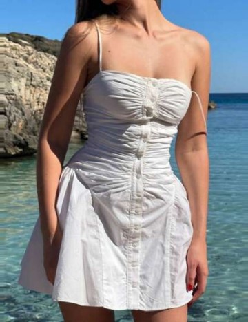 Rochie mini Shein, alb