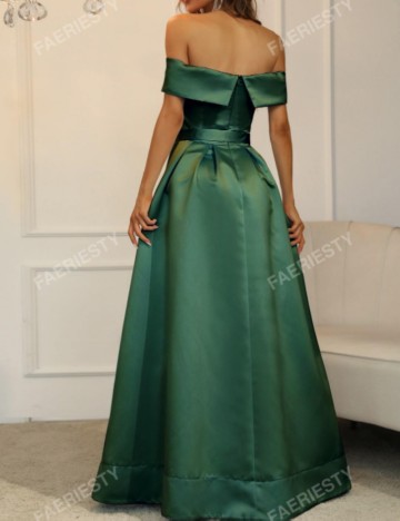 Rochie de ocazie FAERIESTY by Shein, verde