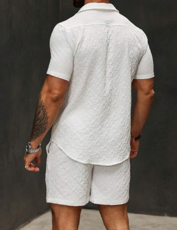 Compleu MANFINITY by Shein, alb