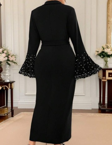 Rochie maxi Shein Curve+, negru