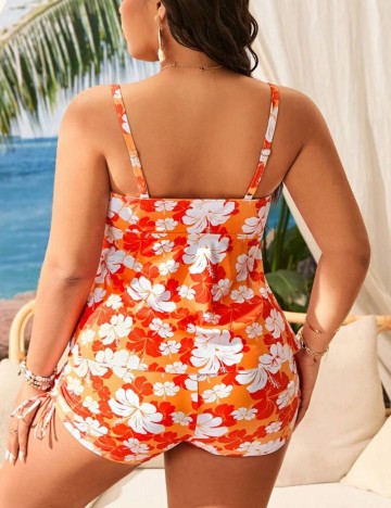 Costum de baie Shein Curve+, mix culori