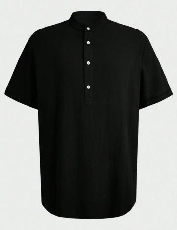 Tricou MANFINITY by Shein, negru