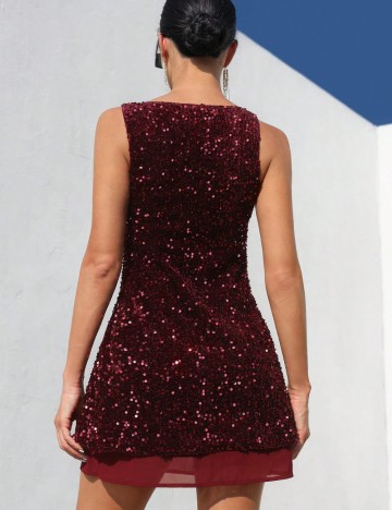 Rochie mini Shein, vișiniu