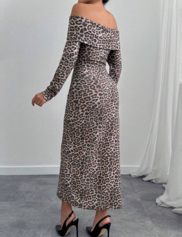 Rochie midi Shein, mix culori