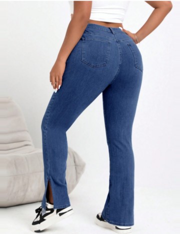 Jeans Shein Curve+, albastru