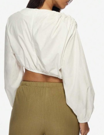 Cămașă Missguided by Shein, alb