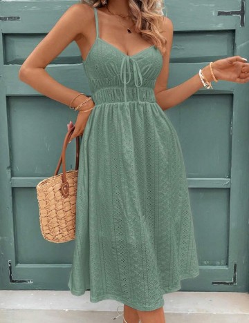 Rochie midi Shein, verde