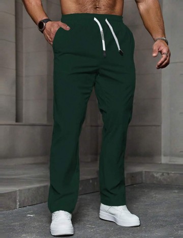 Pantaloni MANFINITY by Shein, verde