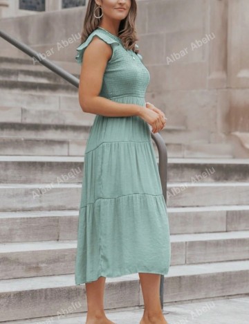 Rochie maxi Shein, verde
