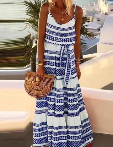 Rochie maxi Shein, mix culori