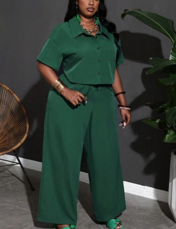 Compleu Shein Curve+, verde