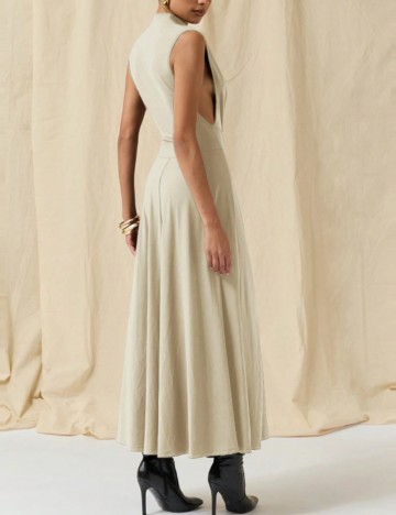 Rochie maxi Shein, crem