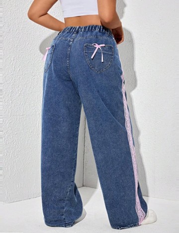 Jeans Shein Curve+, albastru