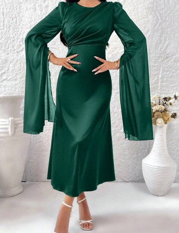 Rochie midi Shein, verde