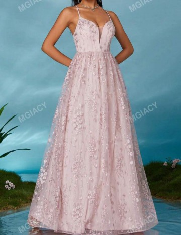 Rochie maxi Shein, roz