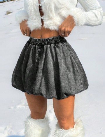 Fustă mini Shein, gri