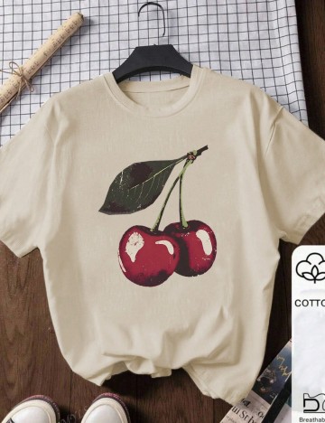 Tricou Shein, bej