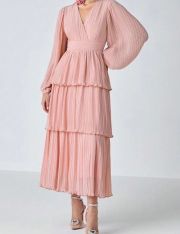 Rochie maxi Shein, roz