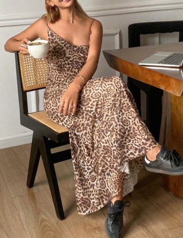 Rochie maxi Shein, mix culori