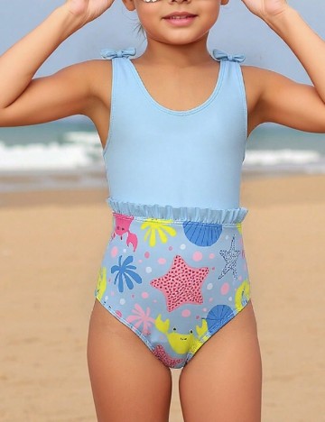 Costum de baie întreg Shein, mix culori