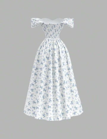 Rochie maxi Shein, mix culori