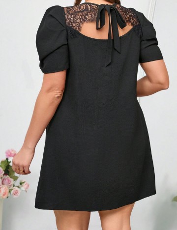 Rochie mini Shein Curve+, negru