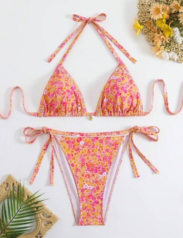 Costum de baie Shein Curve+, mix culori