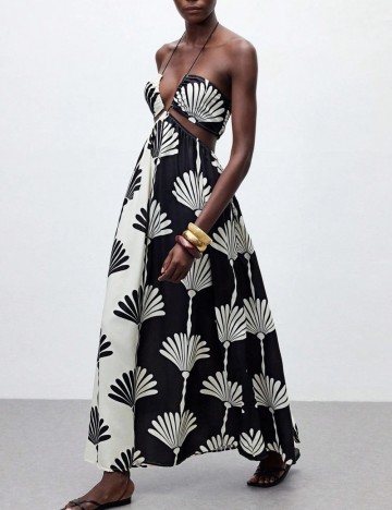 Rochie maxi Shein, mix culori