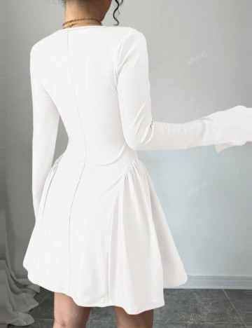 Rochie mini Shein, alb