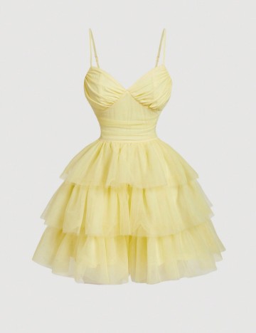Rochie mini Shein, galben