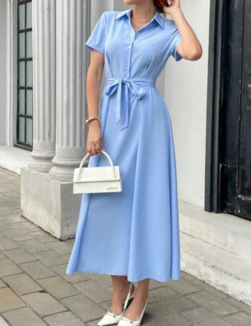 Rochie midi Shein, albastru