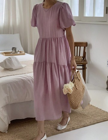Rochie maxi Shein, roz