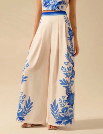 Pantaloni Shein, crem