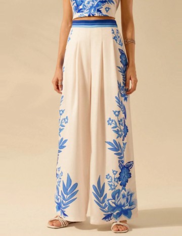 Pantaloni Shein, crem