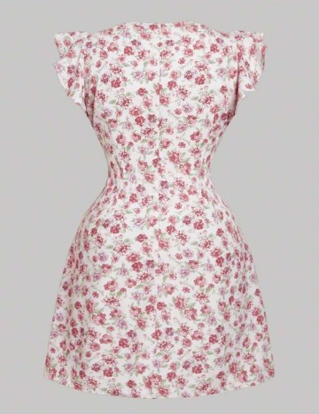 Rochie mini Shein Curve+, mix culori