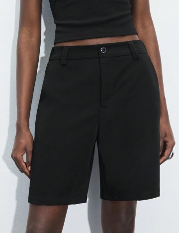 Pantaloni scurți Shein, negru