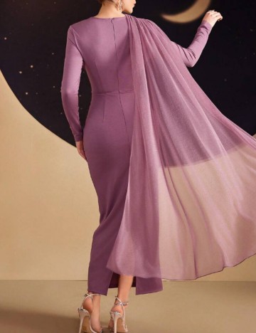 Rochie de ocazie Shein, mov