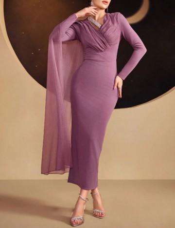 Rochie de ocazie Shein, mov