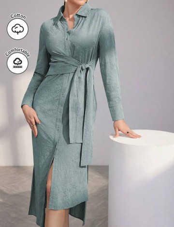 Rochie midi Shein, verde