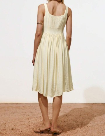 Rochie midi Shein, crem