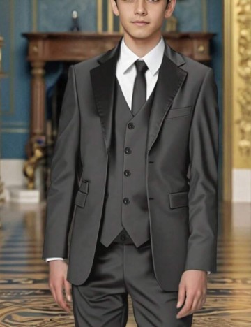 Costum Shein, gri