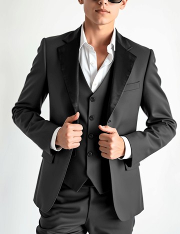 Costum Shein, gri
